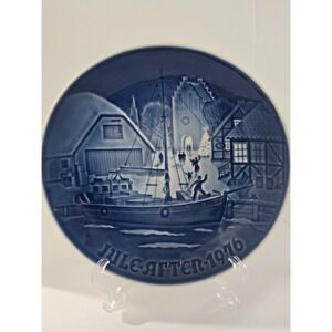 1976 Bing & Grondahl Annual Ceramic Plate - Christmas Welcome